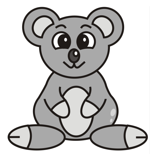 baby koala clipart - photo #30