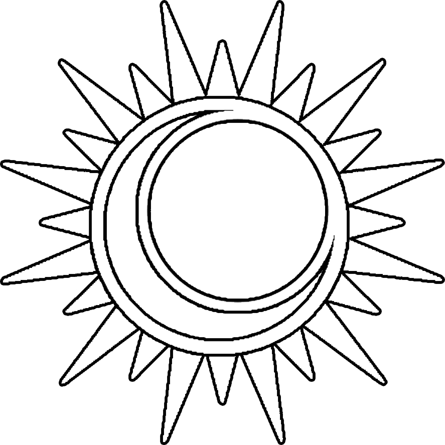 Sun Outline Clip Art - ClipArt Best