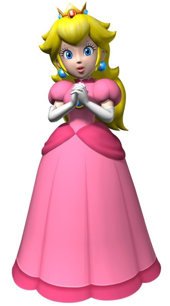 Nsmb Princess Peach image - vector clip art online, royalty free ...