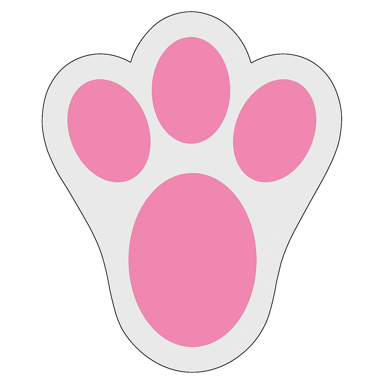  Free Printable Bunny Feet Template Printable Templates