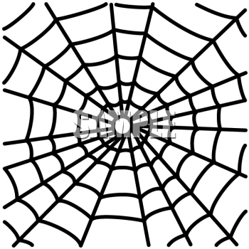 Pix For > Spider Web Clipart Black And White