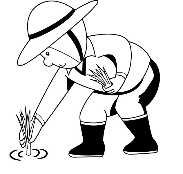 RICE plant Colouring Pages (page 2)