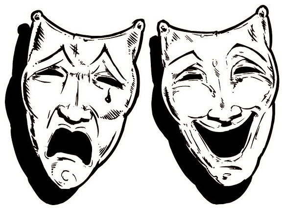 Pix For > Theatre Masks Happy