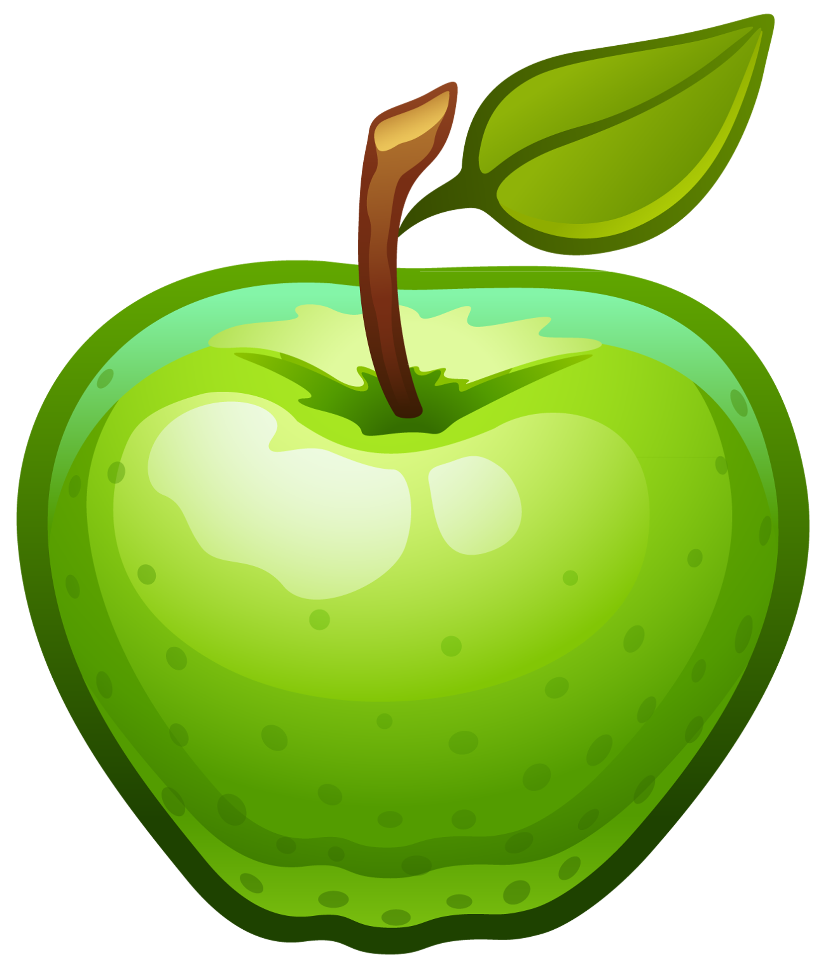 clipart of green apple - photo #24