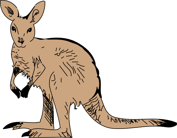 Free to Use & Public Domain Kangaroo Clip Art