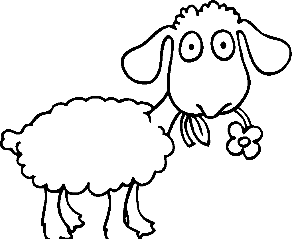 Trends For > Sheep Coloring Pages