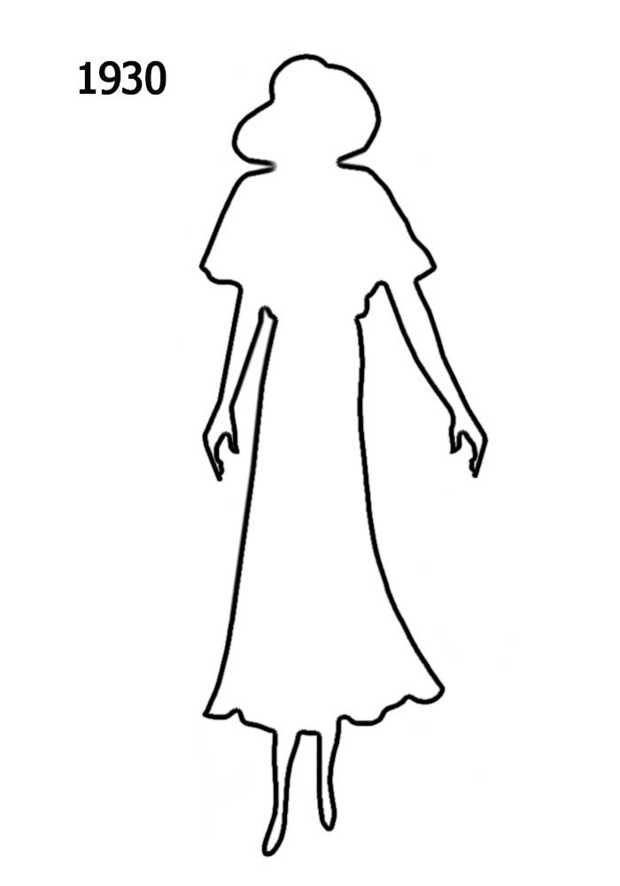 Outline Of Female Body - Cliparts.co