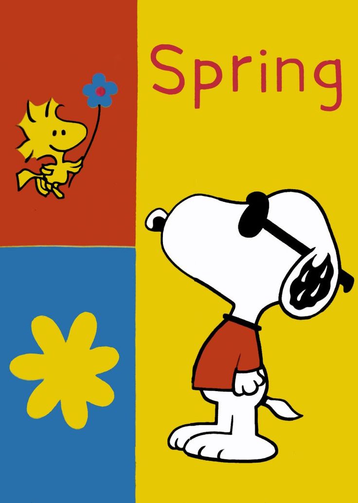 Snoopy Spring | Cartoon characters I love | Pinterest