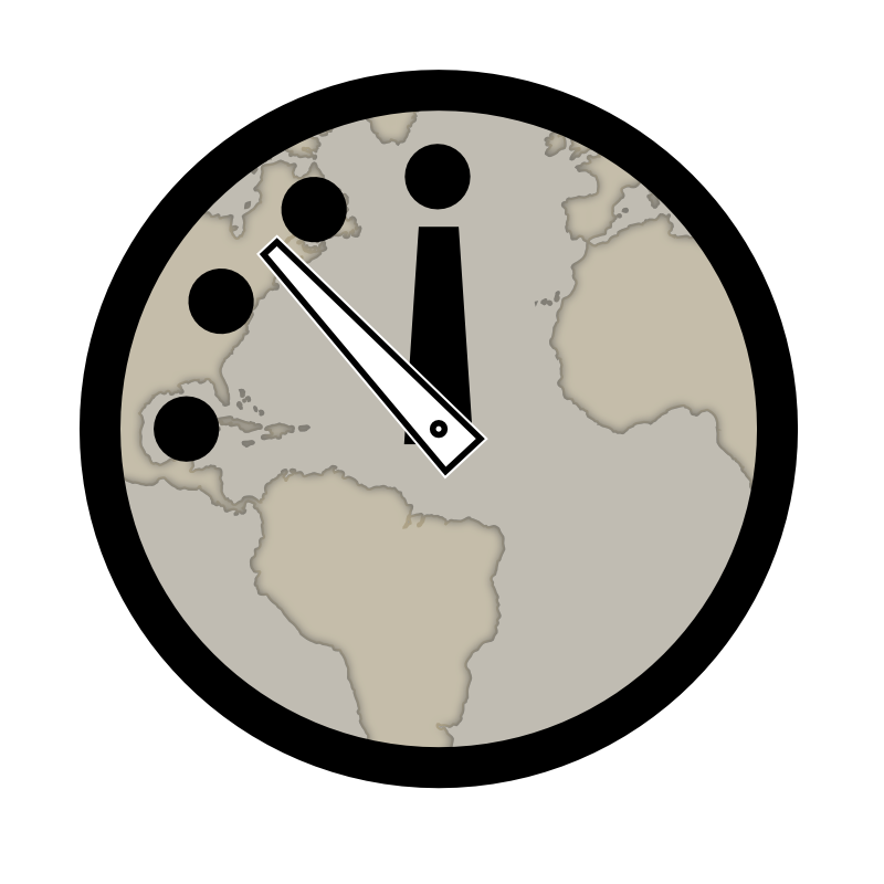 Clipart - Doomsday Clock