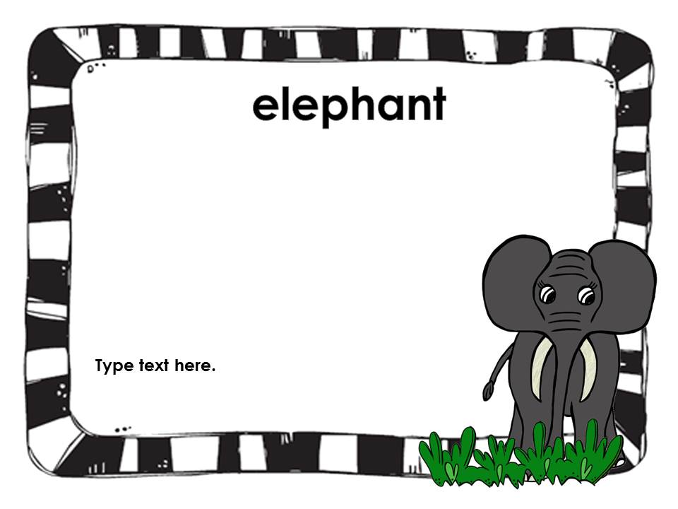 Border Clip Art Elephant | Adiestradorescastro.com Clipart