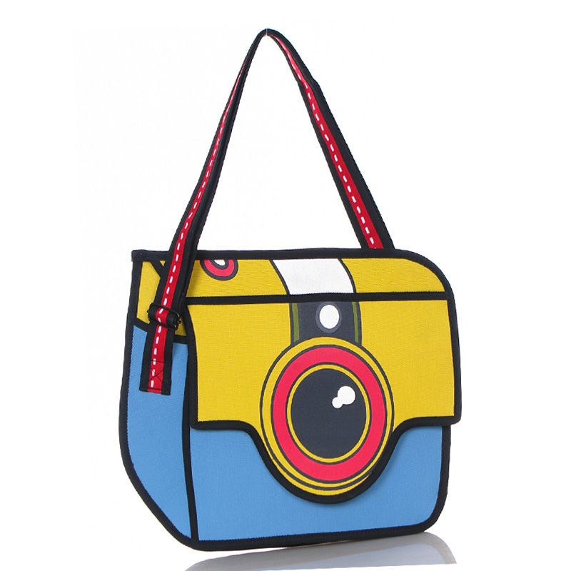 2014 Summer New Fashion Women Comics Handbags Nylon Cute Cartoon ...