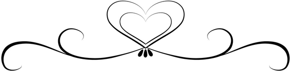 Heart And Scroll - ClipArt Best