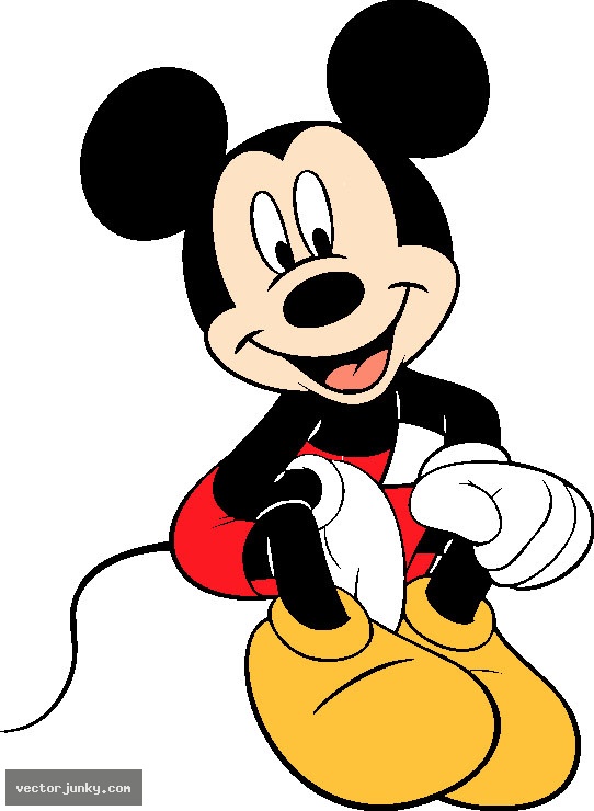 Mickey Mouse Vector Clipart