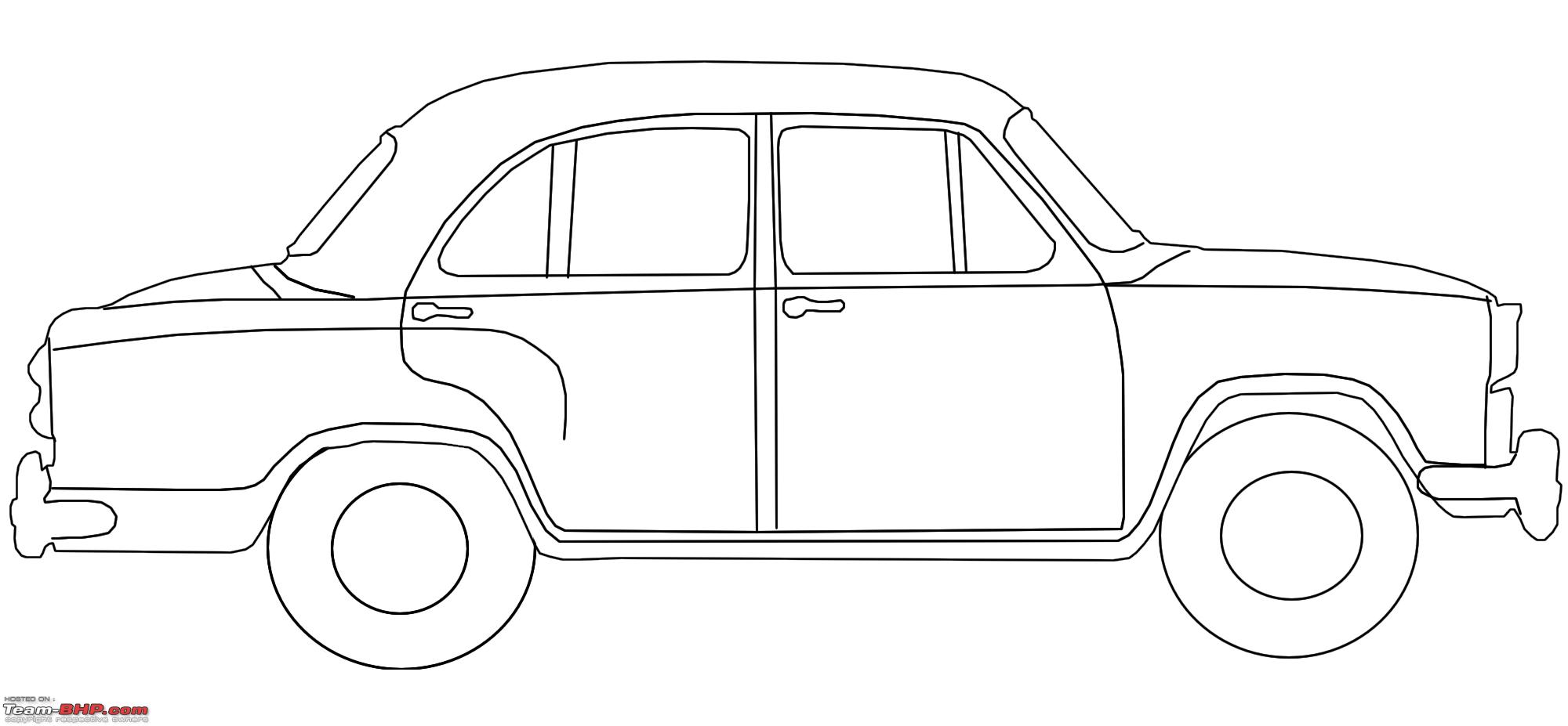 Drawing Pictures Of Cars Picture Car Drawing Outline Newest Cars ...