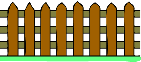 Fence clipart - Illustration Of Fence Border Divider | Hometiful