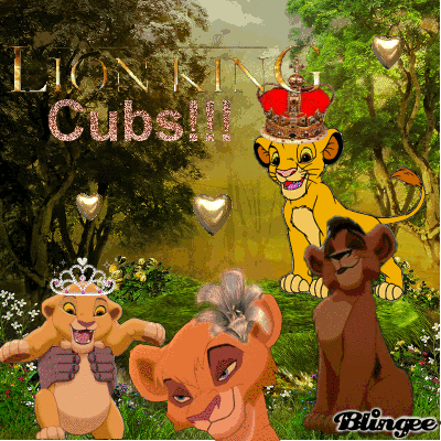 Lion King Cubs Picture #111660183 | Blingee.com