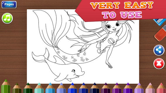 Coloring Pages for Girls - Fun Games for Kids on the App Store