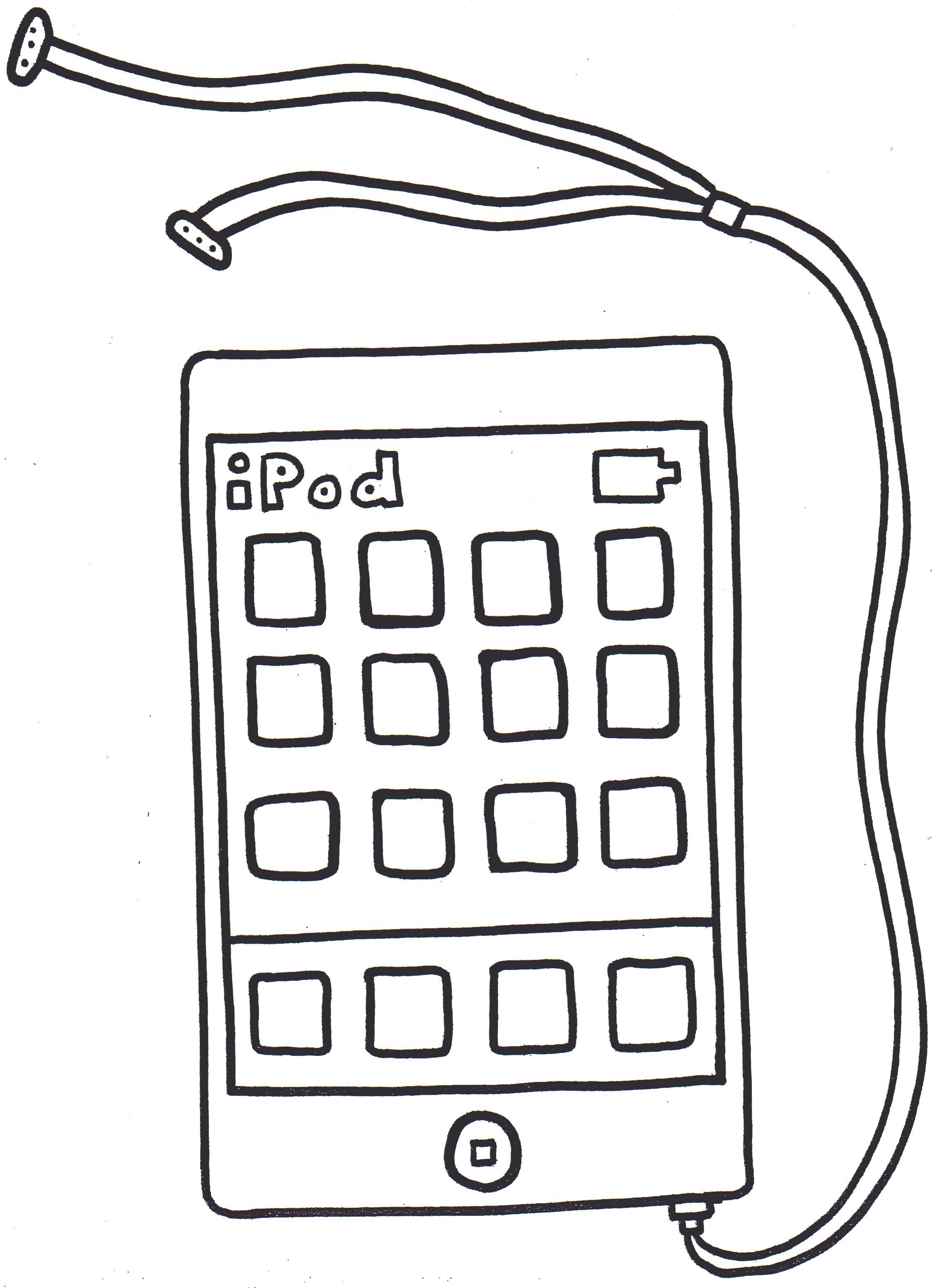 Iphone   Free Coloring Pages