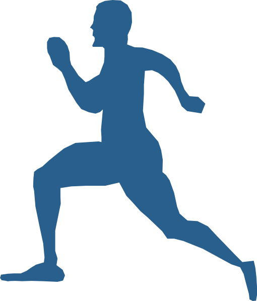 Running Man clip art - vector clip art online, royalty free ...