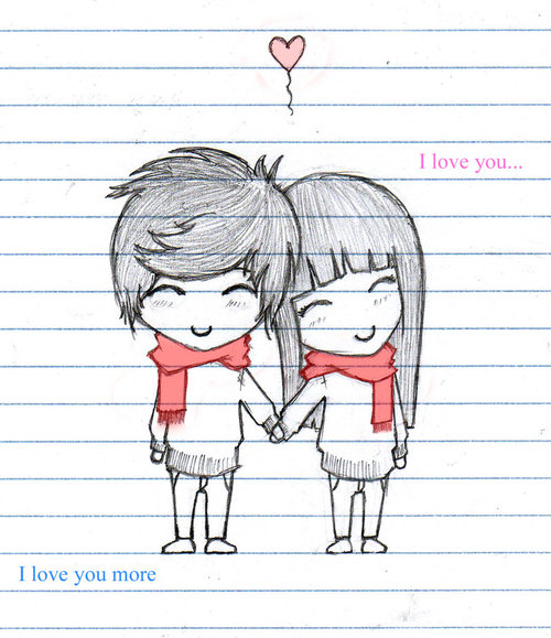 I Love You Drawings For Him - Gallery