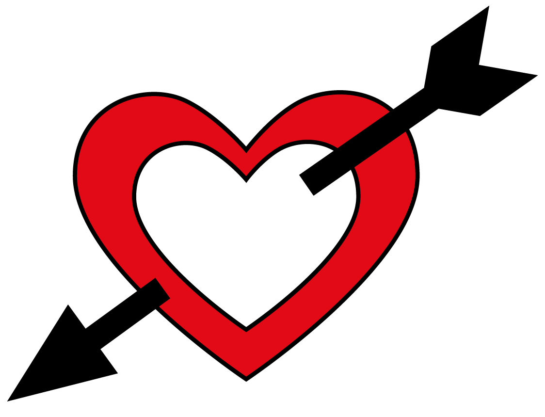 Heart With Arrow Clipart Free | School Clipart - Cliparts.co