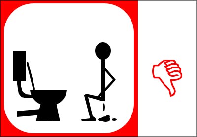 New Toilet Signs | neOnbubble