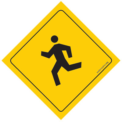 SMA Running Man Sign — SEATTLE MARATHON.ORG