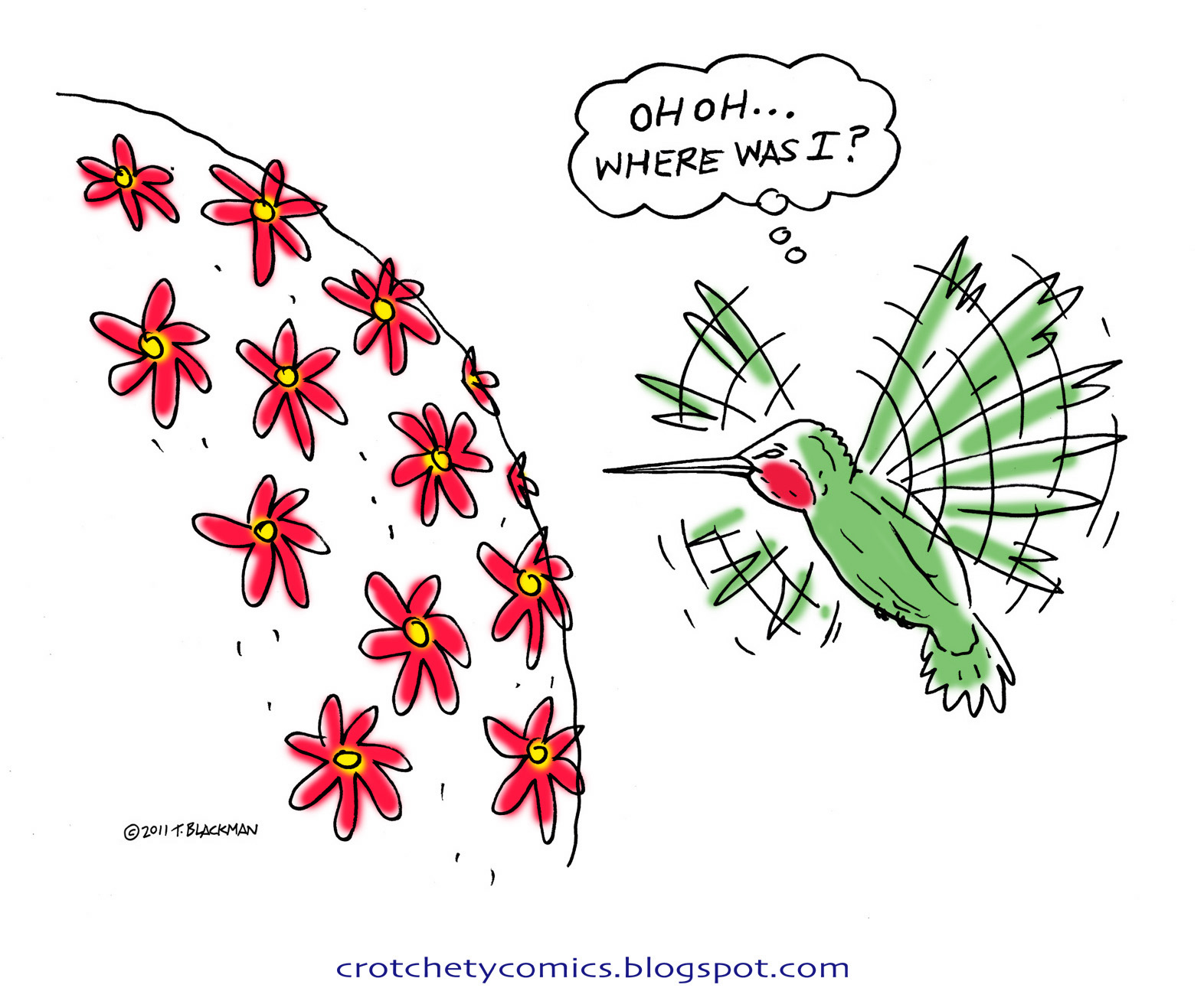 Crotchety Comics: Hummingbird Humor