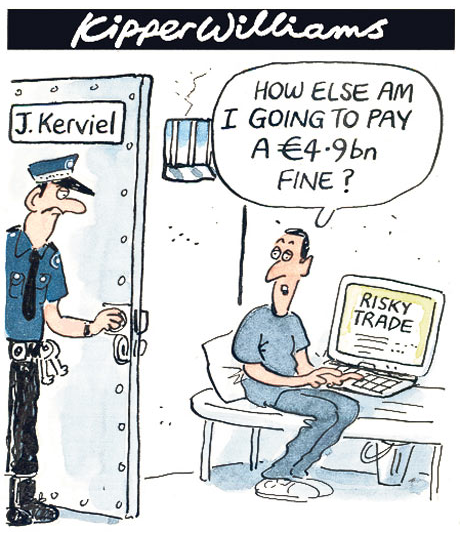 The English Blog: Cartoon: Kerviel in Jail