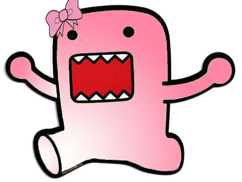 domo pink Colouring Pages