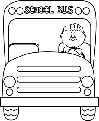 School Bus Outline Black And White Images & Pictures - Becuo