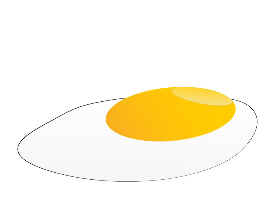 Fried egg Clipart, vector clip art online, royalty free design ...