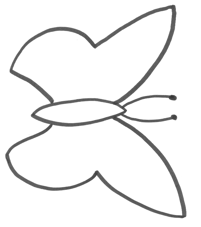 Butterfly Outline Printable