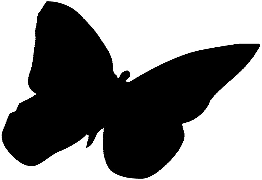 butterfly silhouette clip art free - photo #19