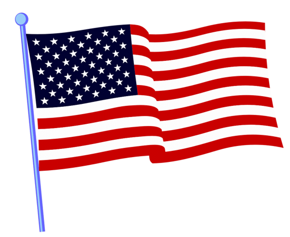 free vector clip art american flag - photo #15