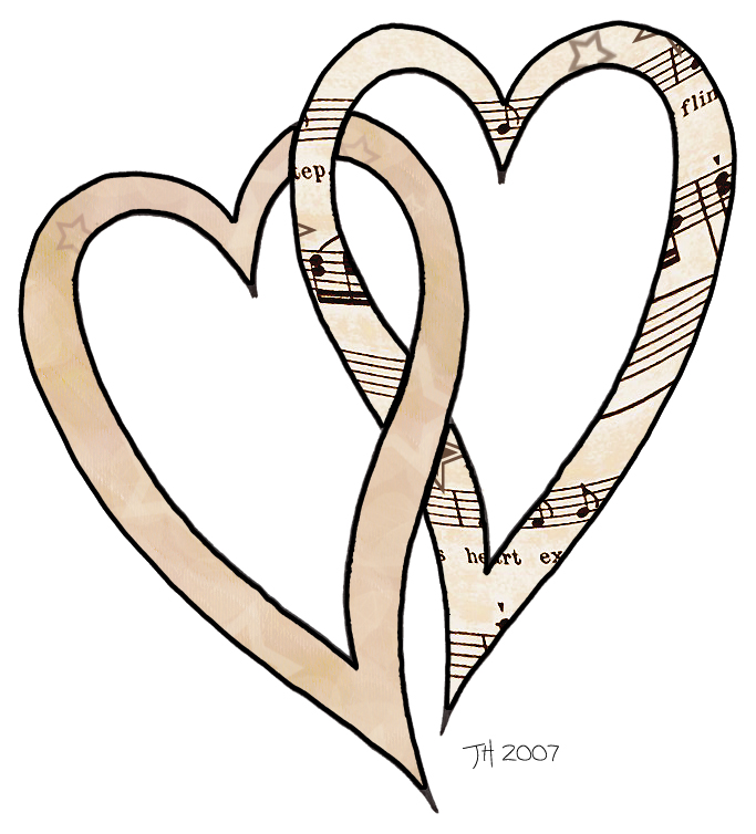 Artbyjean Paper Crafts Set A Theme Patchwork Clipart Love Heart ...