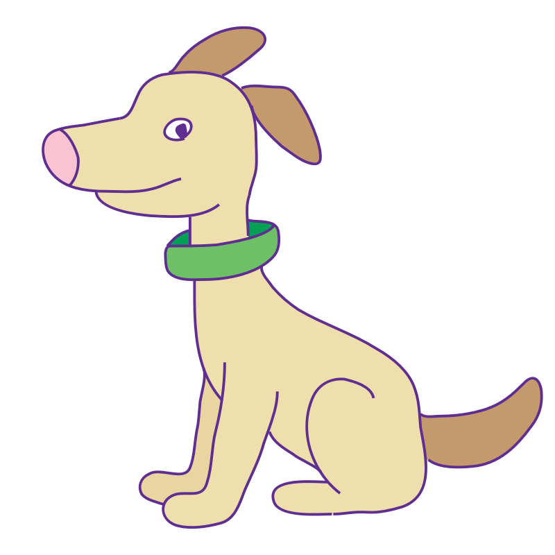 Clipart - dog كلب