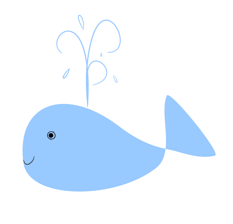 Baby Shower Whale Clip Art