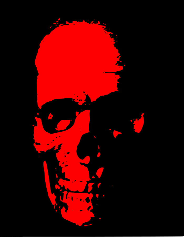 Red Skull SVG Vector file, vector clip art svg file