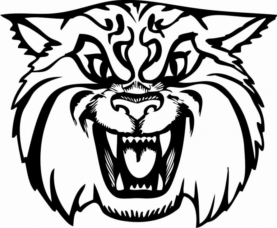 uk wildcat coloring pages - photo #2