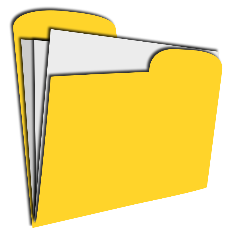 School Folder Clipart