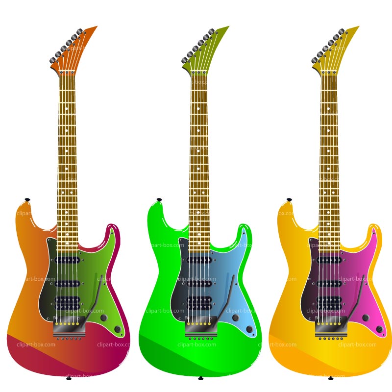 Green Electric Guitar Clip Art | Clipart Panda - Free Clipart Images