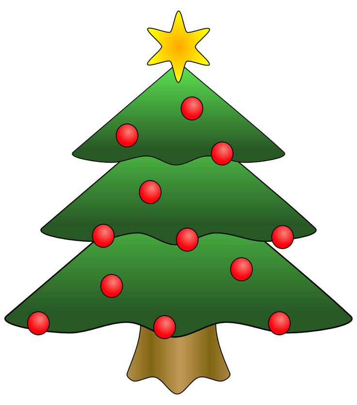 Christmas tree clip art #free #clipart | Clip art | Pinterest