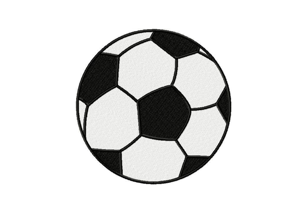 Free Embroidery Design Soccer Ball Includes Both Applique and Fill ...