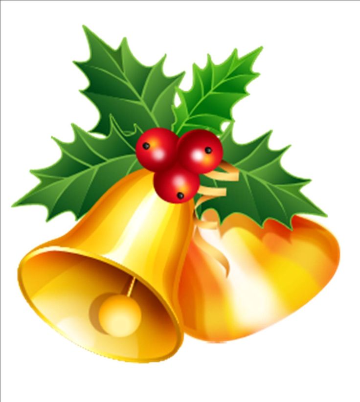Christmas bells clip art large | Clip Art Holiday Scrapbook, Cards, I…