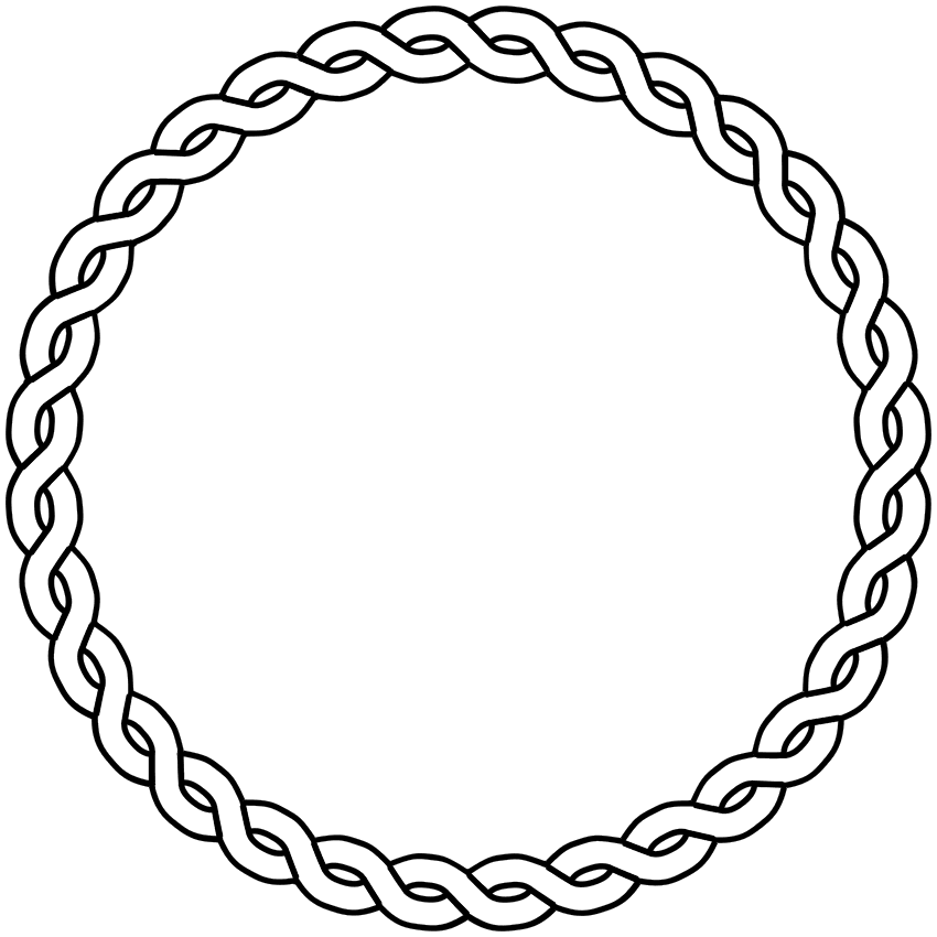 Rope Border Circle Clip Art Download