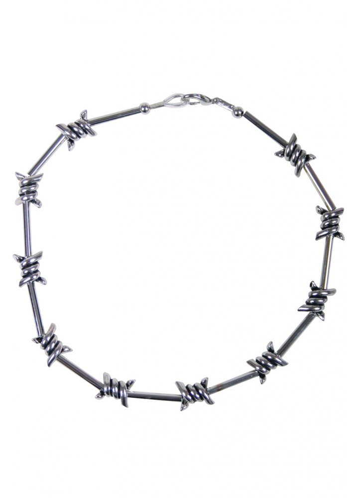 Queen of Darkness Barbed Wire Necklace | Attitude Clothing