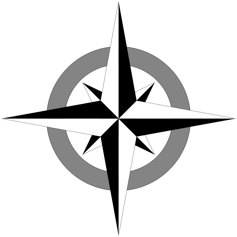 Compass Rose Free Vector / 4Vector