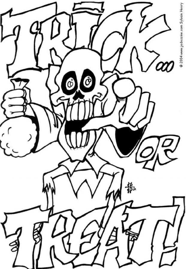 Scary Monster Coloring Pages - Cliparts.co