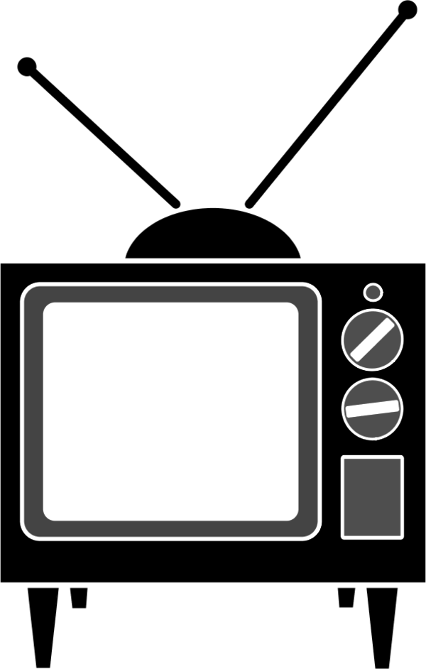 old television 2.0 - vector Clip Art